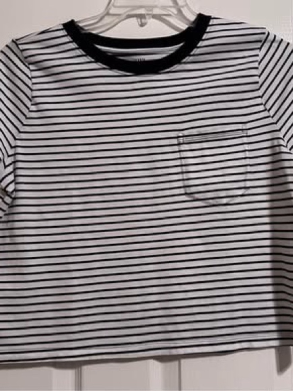 Striped Ana Short Sleeved Tee Size M